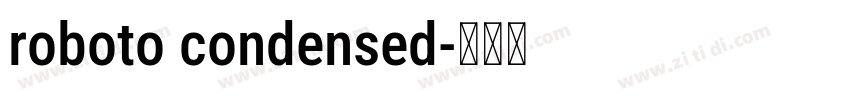 roboto condensed字体转换